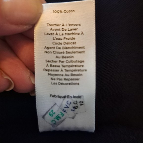 Talbots Women's Navy Cap Sleeve Dress with Ruffle Open Front Cardigan Size XL - Picture 16 of 16